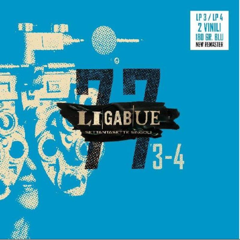 LIGABUE - 77 SINGOLI (LP3 + LP4 180 GR. VINILE BLU) (2 LP)