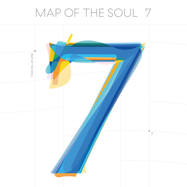 BTS - MAP OF THE SOUL: 7 (2 LP UNOFFICIAL LIMITED MARBLED TURQUOISE/ORANGE)